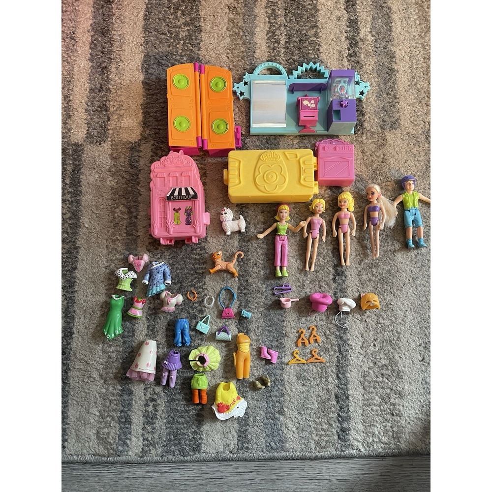 vintage polly pocket lot Mattel